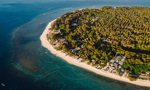 Gili Meno Heading Inland